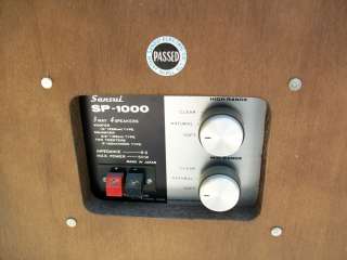 Sansui SP 1000 Speakers in BOX Vtg Subwoofer / Tweeter  