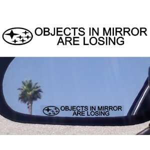  (2) MIRROR DECALS for Subaru Legacy Automotive