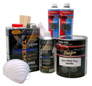 urethane basecoat clear coat kit featuring 5 star clear coat