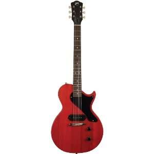  AXL AL 1090 TRD Bulldog Electric Guitar, Transparent Red 