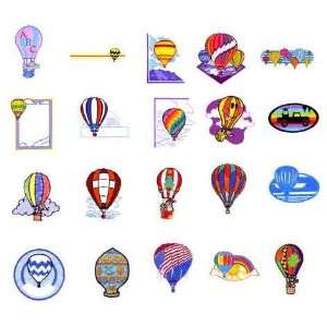   BrotherBabylock Embroidery Machine Card BALLOONING 1