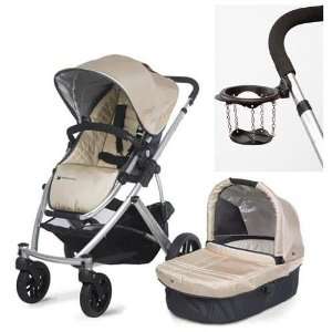   UPPAbaby 0056 LSYWD Vista Stroller Lindsey Wheat With Cup holder Baby