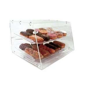  COMMERCIAL ACRYLIC BAKERY PASTRY 2 TRAY DISPLAY CASE 