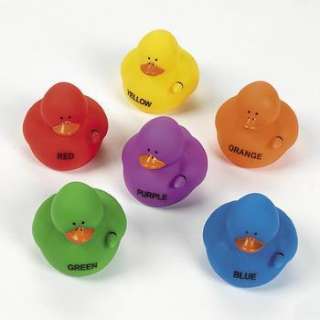Colors CRAYON RUBBER DUCKS Ducky Favors Collect NEW  