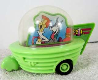 THE JETSONS Plastic Spaceship Toy with GEORGE and ASTRO  