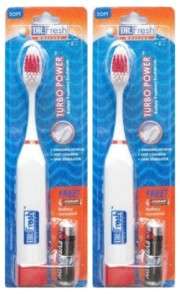 DR. Fresh Turbo Power Toothbrush Soft + Battery  