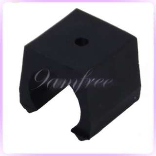 Black Rounded Billiard Pool Cue Rack Replacement clip  