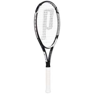   Warrior Team (100) Tennis Racquet   Black/White/Silver (4 1/4)  