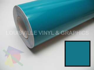 Roll 24 X 10 Turquoise Blue Gloss Vinyl Sign Film  