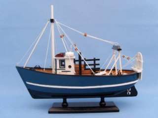 Mare Nostrum 14 Painted Fishing Boat Model Wood  