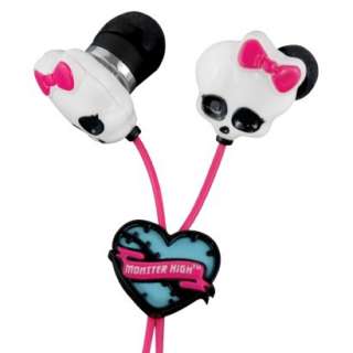 Monster High Skull Earbuds   Pink/White (11348).Opens in a new window