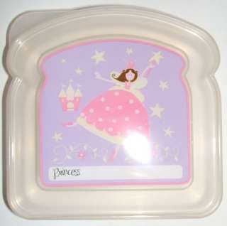 Ballerina Princess Purple and Pink Sandwich Bento Lunch Box  