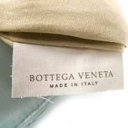 BOTTEGA VENETA Leather Fold Over Clutch Bag Seafoam  