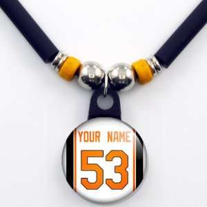   Personalized Baseball Jersey Necklace with Your Name and Number