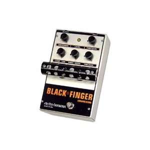    Electro Harmonix Black Finger Compressor Pedal Musical Instruments