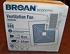 Broan Bathroom Ventilation Fan, Model 688   New in Box