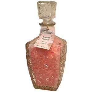   Toscano Pink Grapefruit Bath Salts In Glass Decanter From Italy