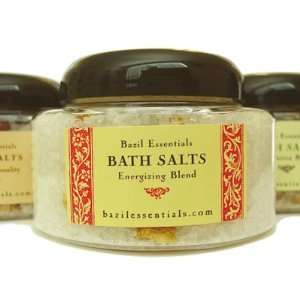   Essentials All Natural Bath Salts 8 Oz   Energizing Blend Beauty