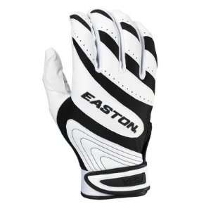 Easton Synge VRS Fastpitch Batting Gloves   Medium White 