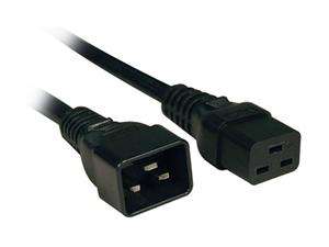 Tripp Lite 2 ft. Heavy Duty 12AWG Power Cable, IEC 320 C19 to IEC 320 
