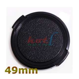 49mm Snap on Front Camera Lens Cap for Canon Nikon Sony  