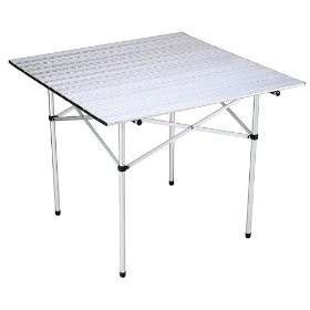   1530CB 4 ALUMINUM ROLL UP FOLDING OUTDOOR CAMPING PICNIC TABLE  