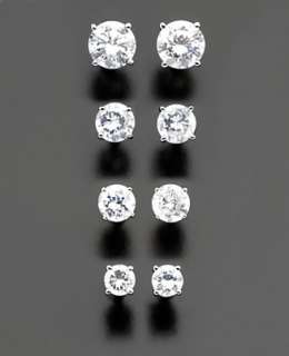 14k White Gold Certified Diamond Stud Earrings (1/3   1 ct. t.w 