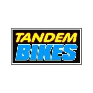 Tandem Bikes Backlit Sign 15 x 30