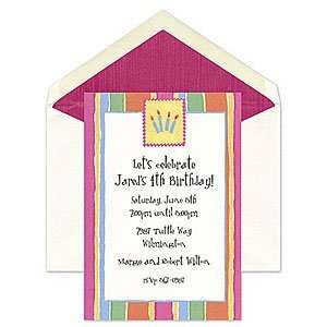  Birthday Candles Invitation Adult Birthday Invitations 