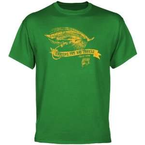  North Dakota State Bison Tackle T Shirt   Green Sports 