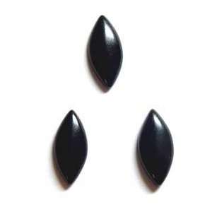  15x7mm Black Onyx Marquise Cabochon   Pack of 3 Arts 