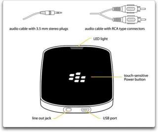 BlackBerry Remote Stereo Bluetooth Gateway for BlackBerry 8100, 8110, 8120, 8130, 8300, 8310, 8320, 8330, 8800, 8820, 8830, 9000 (Black)