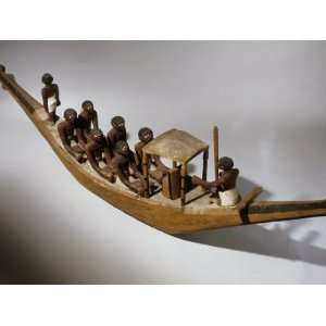  Boat, Model, Painted Wood c. 2000 BC Middle Kingdom 