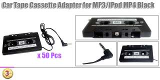 50x Car Cassette Transmitter Player Adapter  MP4 iPod to Tape 