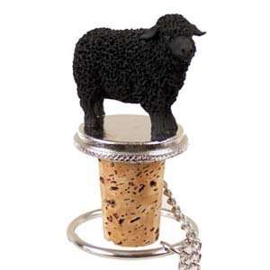  Sheep Bottle Stopper (Black)