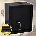  Depository Drop Slot Safe w/ Tray Cash Coin Key Lock Security Cabinet