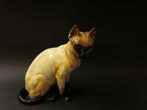 Vintage Chocolate Point Siamese Cat Figurine   Shafford  