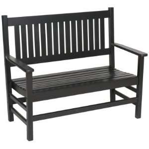 Other Brands Brookstone Bench Black Matte, Black Matte, 4 Foot   Black 