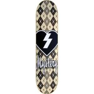   Argyle Color Skateboard Deck   7.87 Brown/White