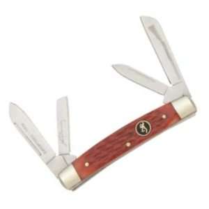  Browning Knives 184 Congress Pocket Knife with Red Jigged 