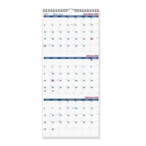  Brownline 3 Month Wall Calendar (C171128)