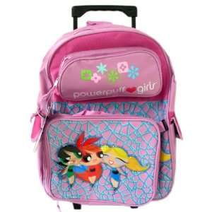  Powerpuff Girls Rolling Backpack Luggage Bag Toys & Games