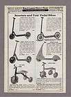 1933 AD SCOOTERS AND TOTS PEDAL BIKES, TAYLOR TOT STRO