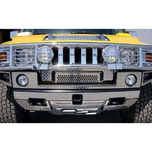   Front Upper and Lower Bumper Overlay Cover Kit, for the 2004 Hummer H2