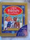 NEW CHRISTMAS RECORDABLE KEEPSAKE RECORD A BOOK RUDOLPH