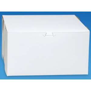    10 x 10 x 5 1/2 (9Round) White Cake Boxes