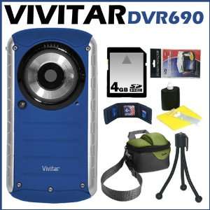 Underwater Digital Video Recorder Blue + 4 GB Memory Card + Camcorder 