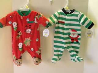 Preemie Infant Christmas sleep and Play outfit Holiday unisex  