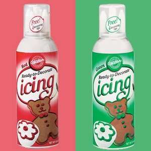   Icing Color Set (2   6.4 oz. Cans in Red and Green)