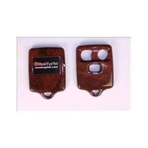   Key Fob cover for Ford three button remote burlwood